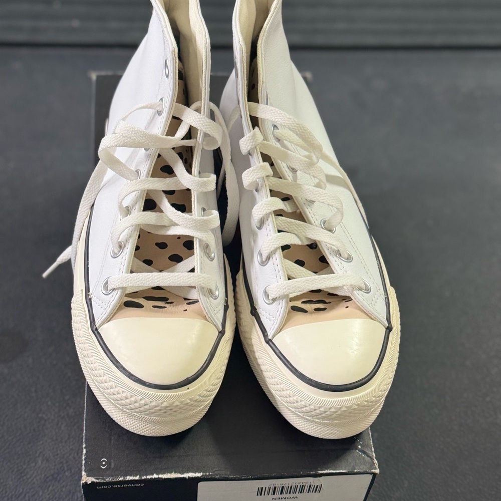 High-Top White Sneakers